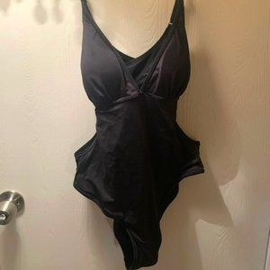 Black Strappy Swimsuit - CUPSHE